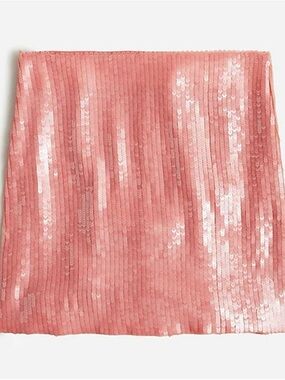 J. Crew Collection Coral Sequin Skirt